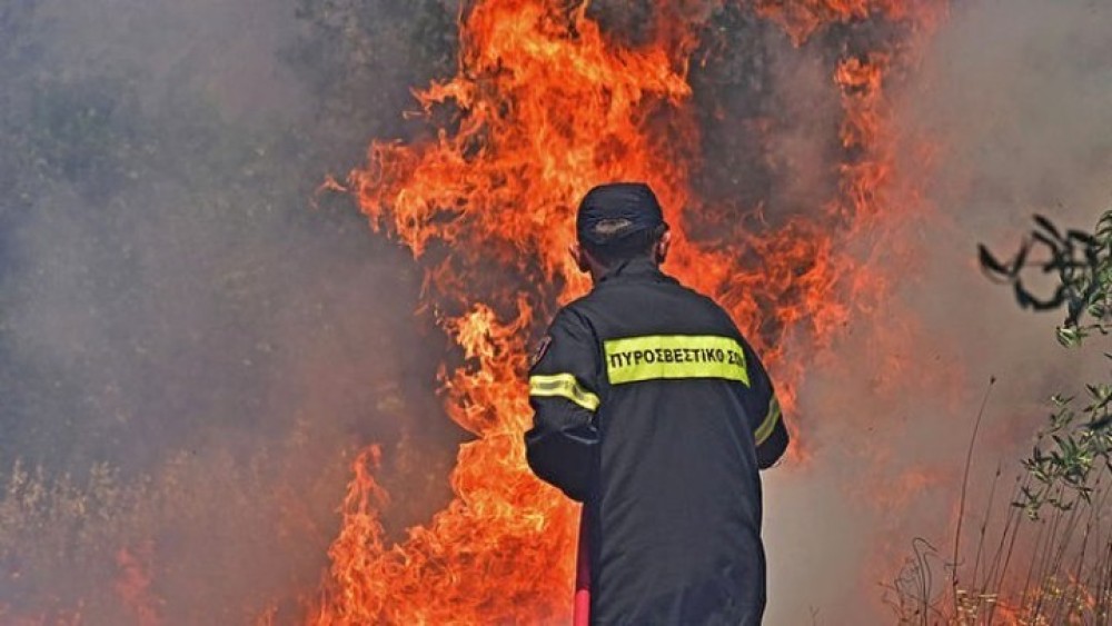 Πυρκαγιά στη Νέα Μάκρη