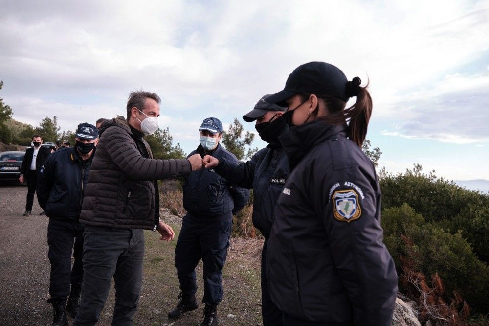 Λέσβος: Το ευχαριστώ του πρωθυπουργού σε Ένοπλες Δυνάμεις, Λιμενικό και Αστυνομία