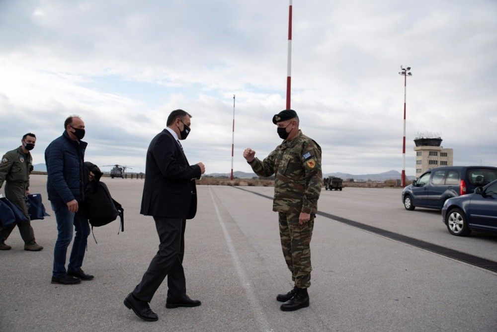 Σε μονάδες των Ενόπλων Δυνάμεων στη Λήμνο ο ΥΠΕΘΑ Ν. Παναγιωτόπουλος