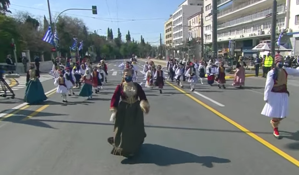 Η στρατιωτική παρέλαση για την 25η Μαρτίου