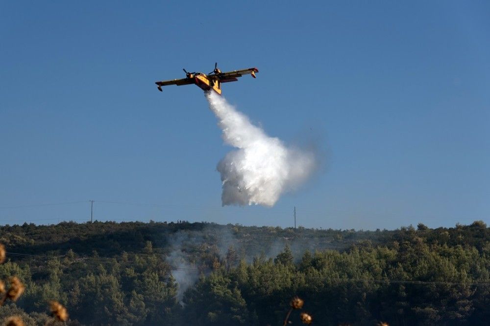 Σε ύφεση η πυρκαγιά στα Λαγκαδάκια Ζακύνθου