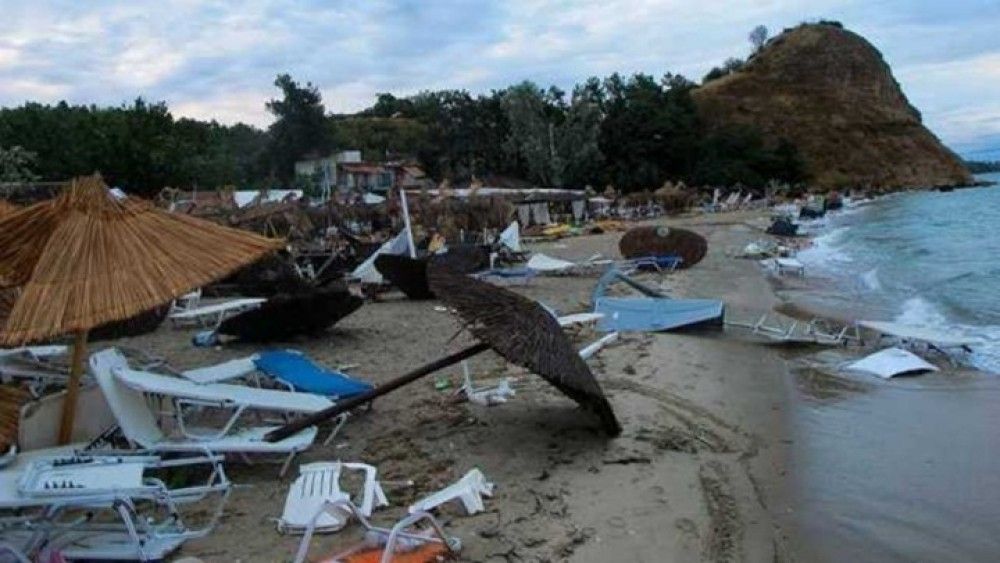 Πάνω από 4 εκατ. ευρώ οι ζημιές από τα ακραία καιρικά φαινόμενα στη Χαλκιδική