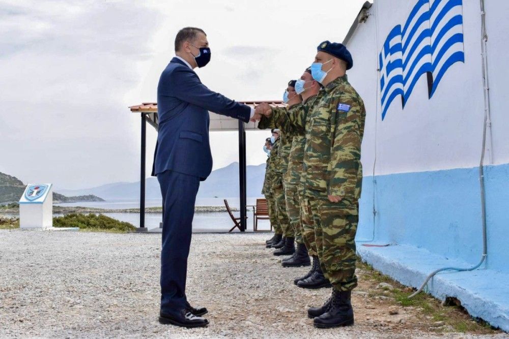 Επίσκεψη ΥΦΕΘΑ, Αλκ. Στεφανή, σε Πάτμο, Λειψούς, Αρκιούς, Σάμο