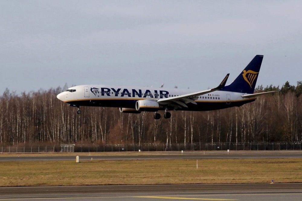 Η Ryanair ανακοίνωσε την ασφαλή άφιξη της πτήσης FR4978 στο Βίλνιους