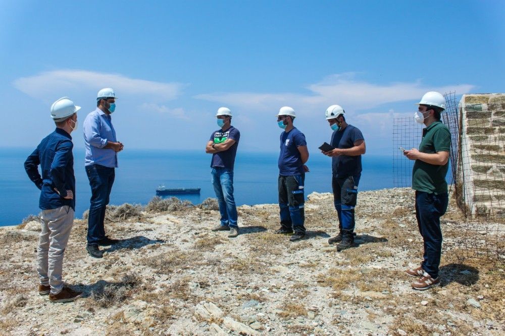 Το αιολικό πάρκο της ΤΕΡΝΑ στο νησί του Αγίου Γεωργίου επισκέφτηκε η ΟΝΝΕΔ