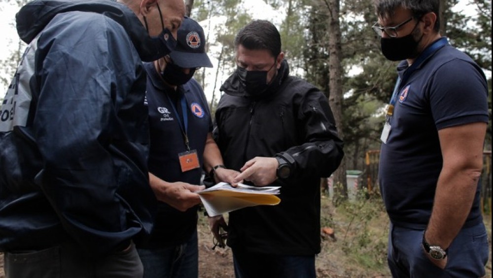 Αυτοψία Χαρδαλιά στο Τατόι για τα έργα καθαρισμών στην περιοχή