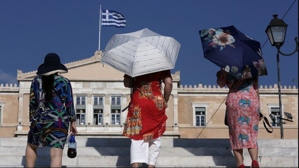 72 ° C στο οδόστρωμα της Συγγρού και 44 ° C στην Αμφιθέα κατέγραψε θερμική κάμερα σήμερα 26&#x2F;6