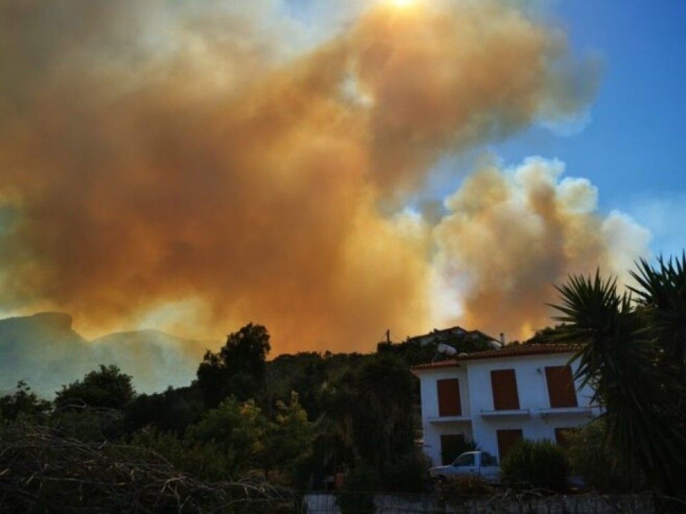 Φωτιά στη Σάμο: Ο αέρας το μεγαλύτερο «αγκάθι» στην πυρόσβεση