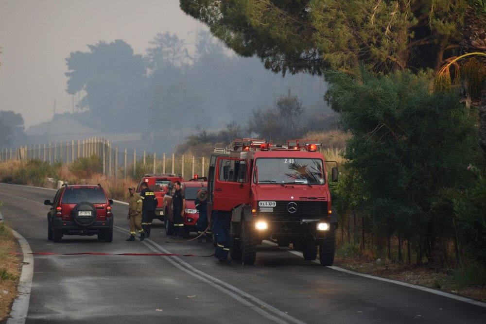 Αχαΐα: Ολονύχτια μάχη με τις φλόγες &#8211; Υπό έλεγχο το μέτωπο στο Λόγγο, επιστρέφουν οι κάτοικοι