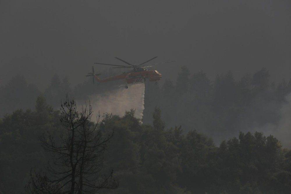 Εύβοια: Μήνυμα του 112 για εκκένωση της Αβγαριάς