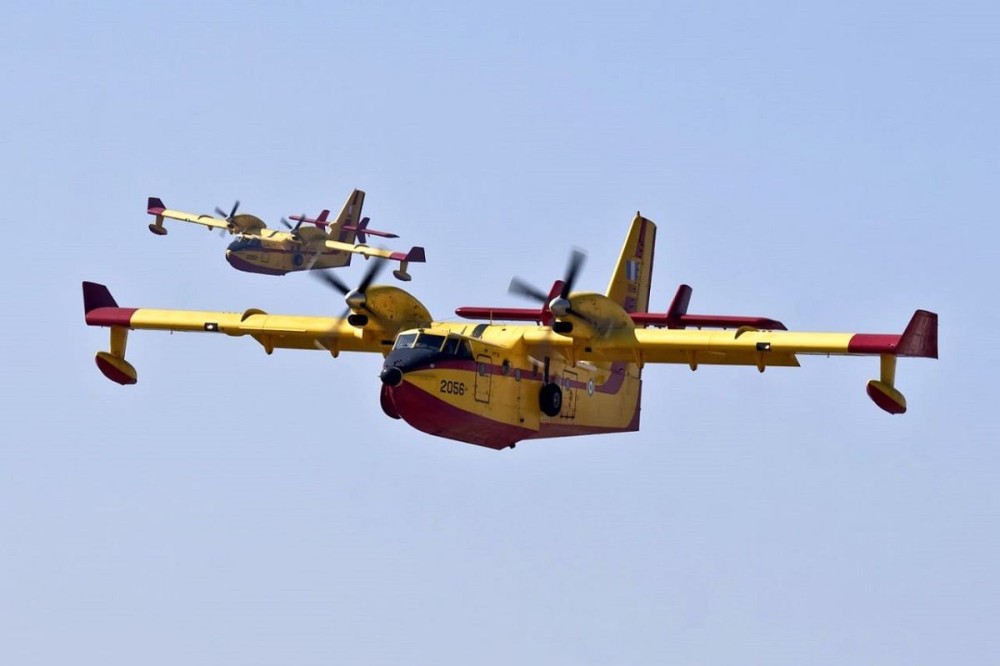 Φωτιές: τέσσερα Canadair από Γαλλία και Ιταλία στην Ελλάδα