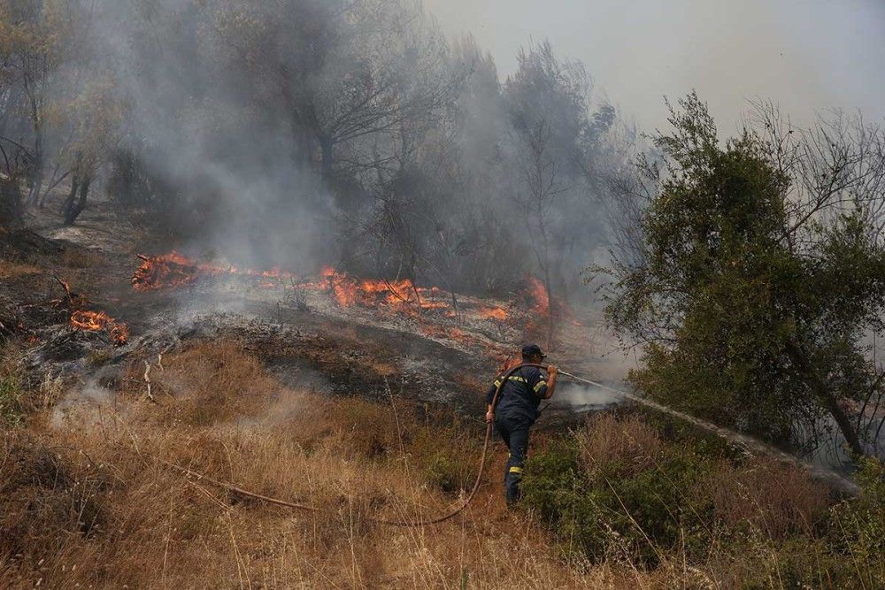 Αντιμετωπίστηκε έγκαιρα νέα φωτιά στην Αρχαία Ολυμπία