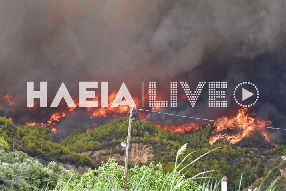 Ηλεία: Εντοπίστηκε ύποπτος για εμπρησμό