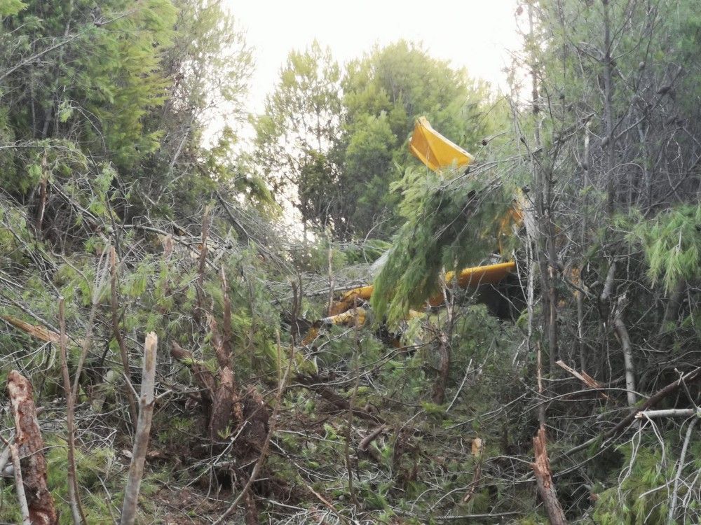 Πτώση αεροσκάφους Πετζετέλ στη Ζάκυνθο – Σώος ο πιλότος