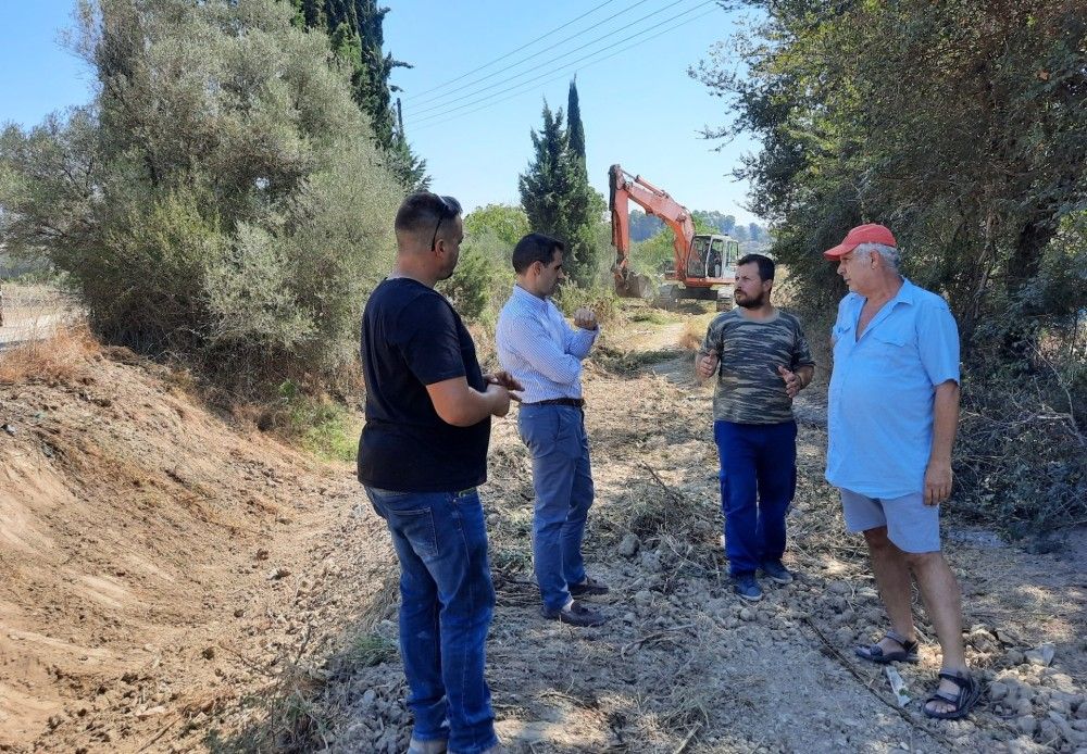 «Θωρακίζονται» οι πυρόπληκτες περιοχές της Ηλείας με αντιπλημμυρικά έργα