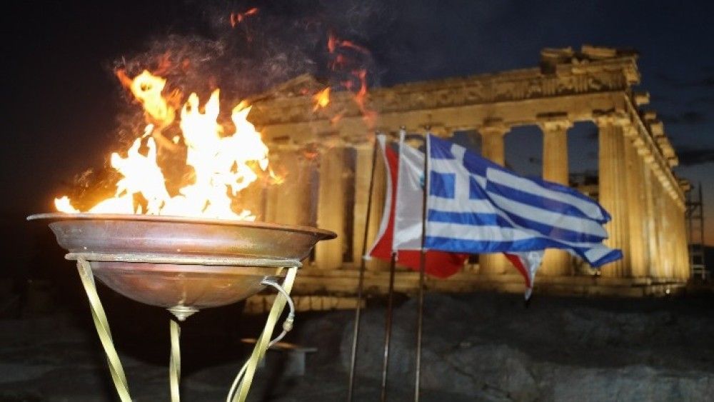 Στην Ακρόπολη η Ολυμπιακή Φλόγα