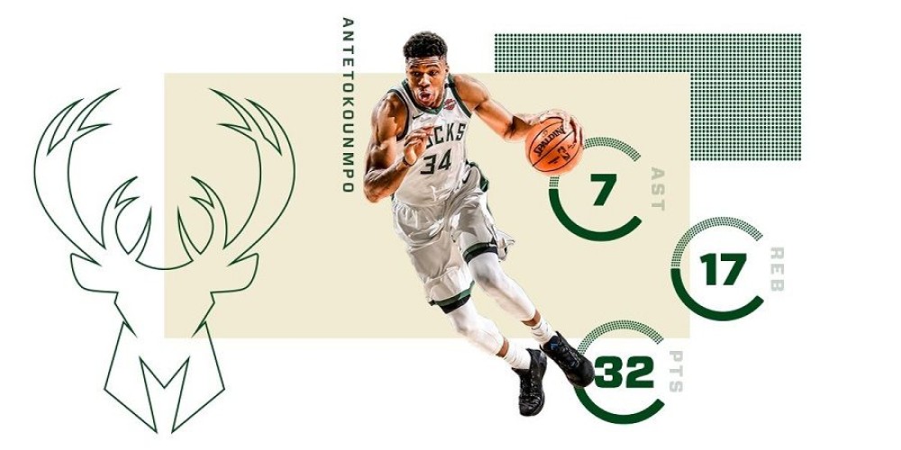 NBA: Εξαιρετικός ο Giannis, πέμπτη σερί νίκη για Μπακς (vids)