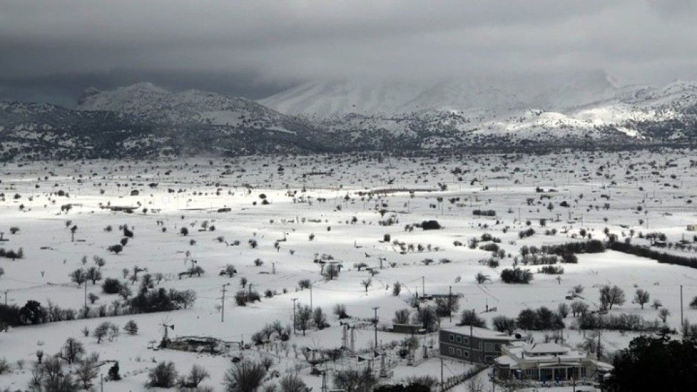 Κρήτη: Έντονες χιονοπτώσεις-Σώος ο κτηνοτρόφος που είχε εγκλωβιστεί