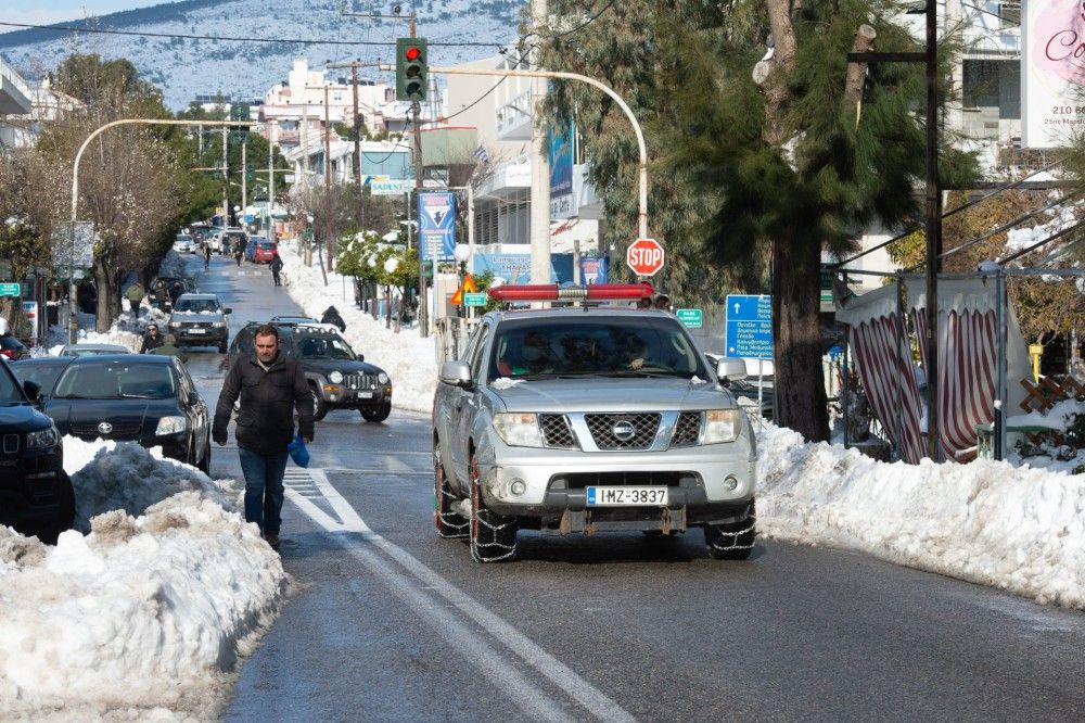 Αττική: Χωρίς προβλήματα η κυκλοφορία σχεδόν σε όλους τους βασικούς δρόμους