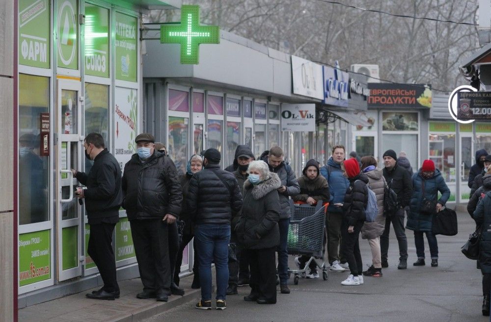 Ουκρανία: Ουρές σε βενζινάδικα και ΑΤΜ