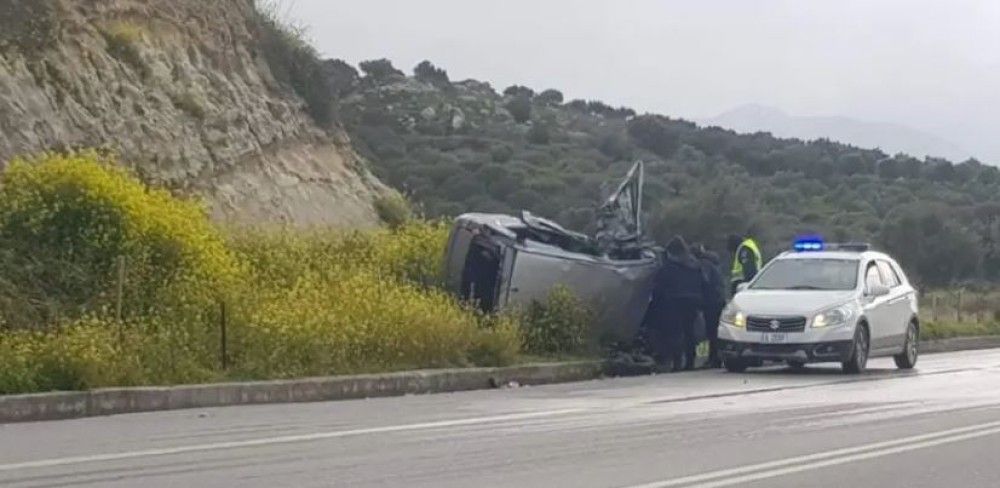 Φρικτό τροχαίο στην Κρήτη με δυο νεκρούς