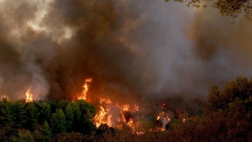 Μαίνεται η φωτιά στο Λιβαδάκι Ηλείας