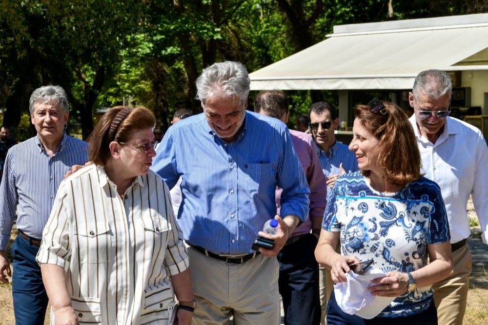 Αρχαία Ολυμπία: Στυλιανίδης και Μενδώνη πρακολούθησαν άσκηση ετοιμότητας