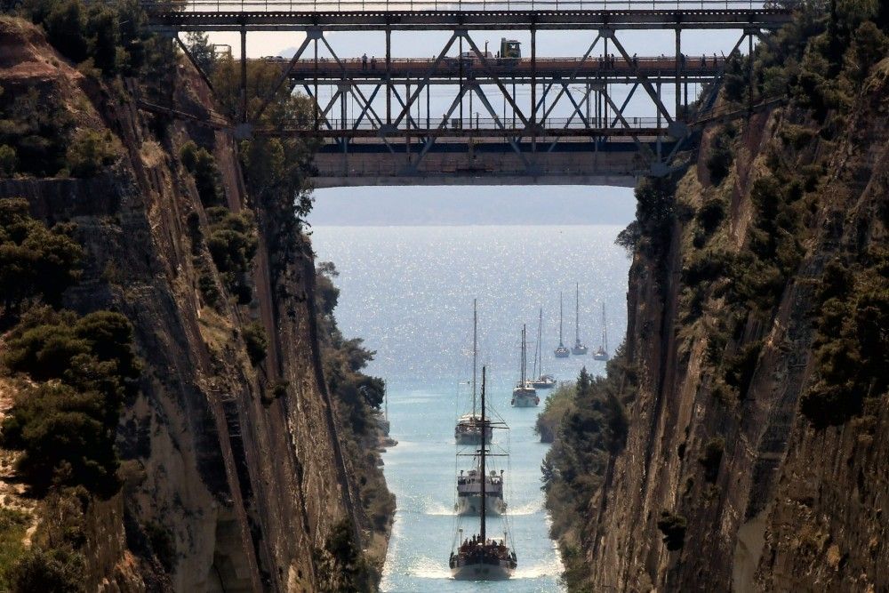 Διώρυγα της Κορίνθου: Το «Αυλάκι» επαναλειτουργεί με ασφάλεια