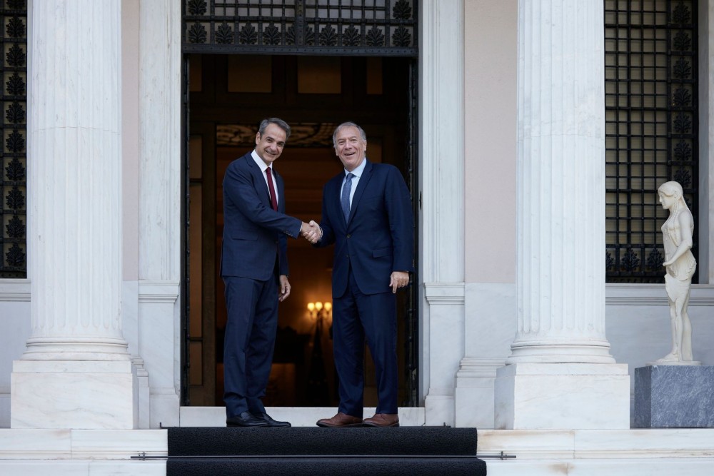 Συνάντηση Μητσοτάκη με Πομπέο σε φιλικό κλίμα