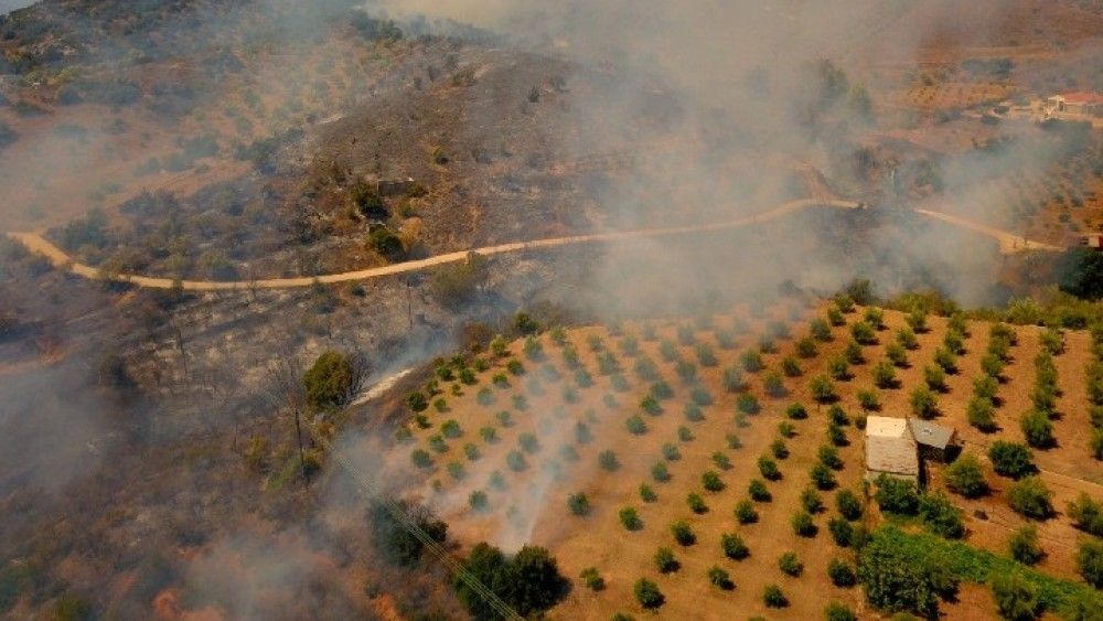 Οριοθετήθηκε η φωτιά στα Πυργιώτικα Αργολίδας