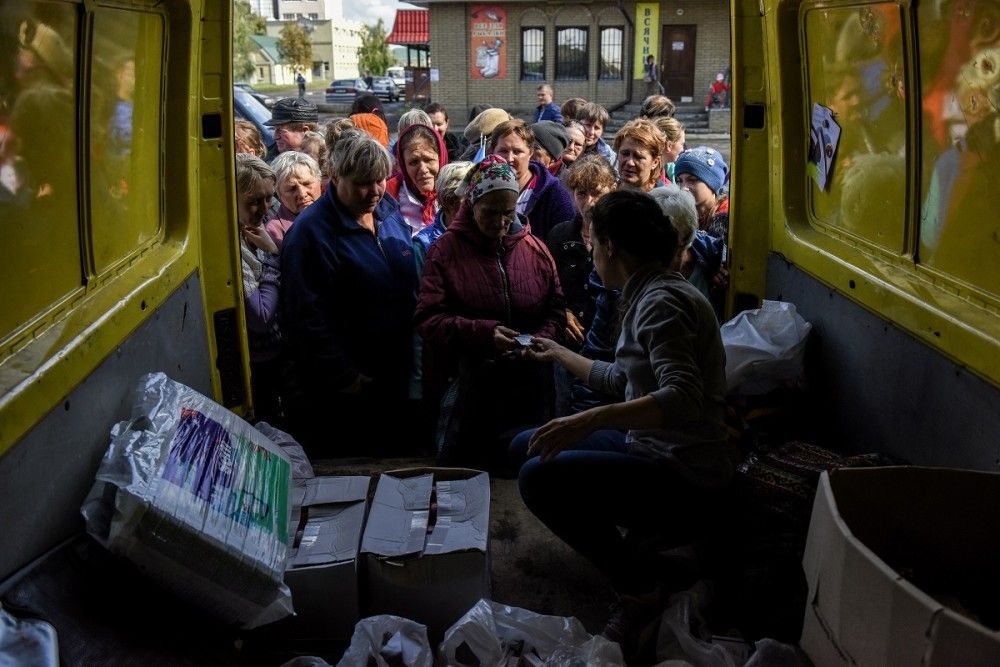 Με συνοδεία της αστυνομίας τα «δημοψηφίσματα» στην Ουκρανία, αλα Κριμαία