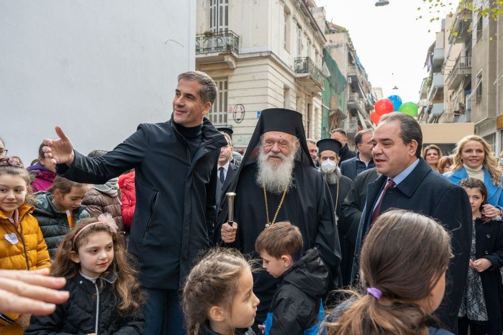 Μπακογιάννης και Ιερώνυμος εγκαινίασαν Πολυχώρο Παιδιών στα Πατήσια (Φωτογραφίες)