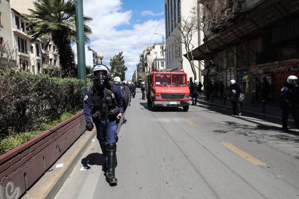 Αποκαταστάθηκε η τάξη στην ΑΣΟΕΕ &#8211; Άνοιξε η Πατησίων