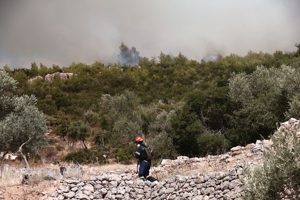 Φωτιές - ΓΕΕΘΑ: Ουδέποτε κινδύνεψε το στρατόπεδο «Λοχαγού Καποτά»