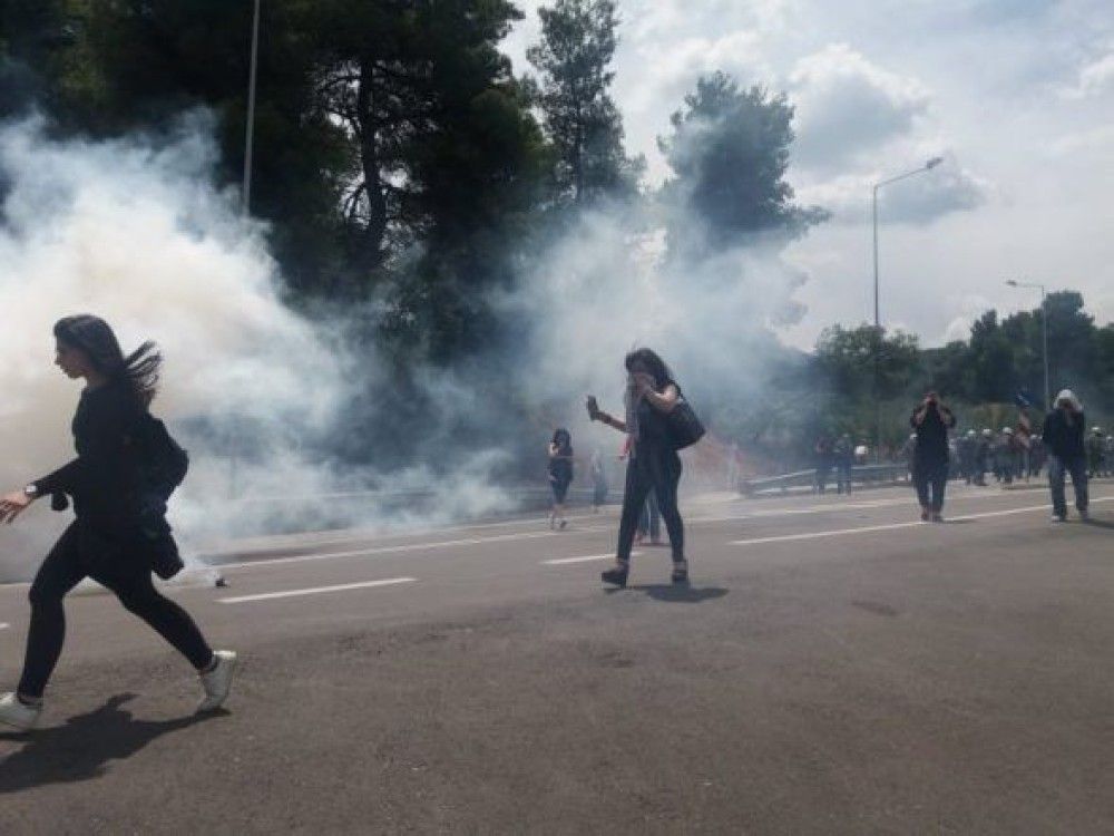 Σοβαρά επεισόδια στη Μαλακάσα (vid)