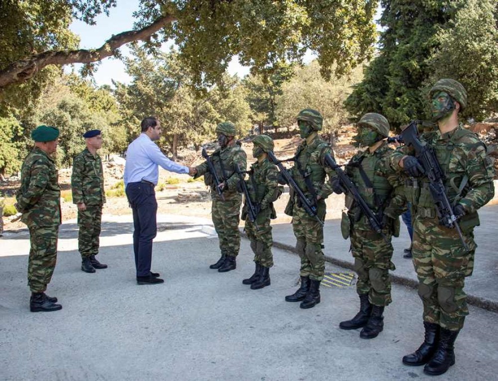 Γιάννης Κεφαλογιάννης: η επίσκεψή του στο Στρατηγείο 95 ΑΔΤΕ