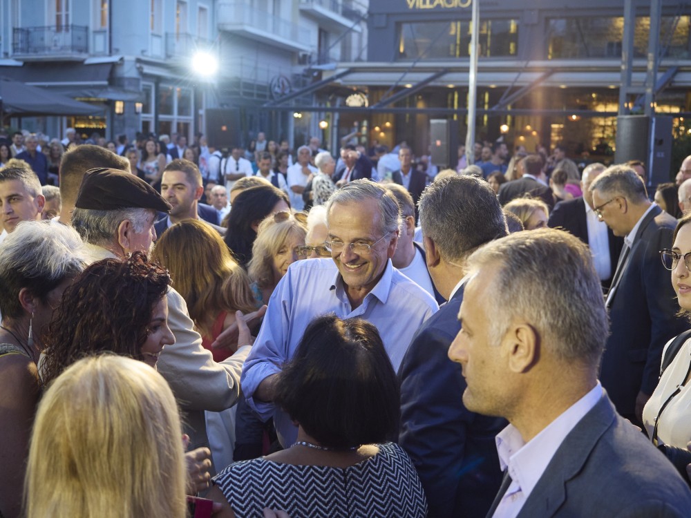 Αντώνης Σαμαράς: στηρίζει ανοιχτά τον Δημήτρη Πτωχό στην περιφέρεια Πελοποννήσου