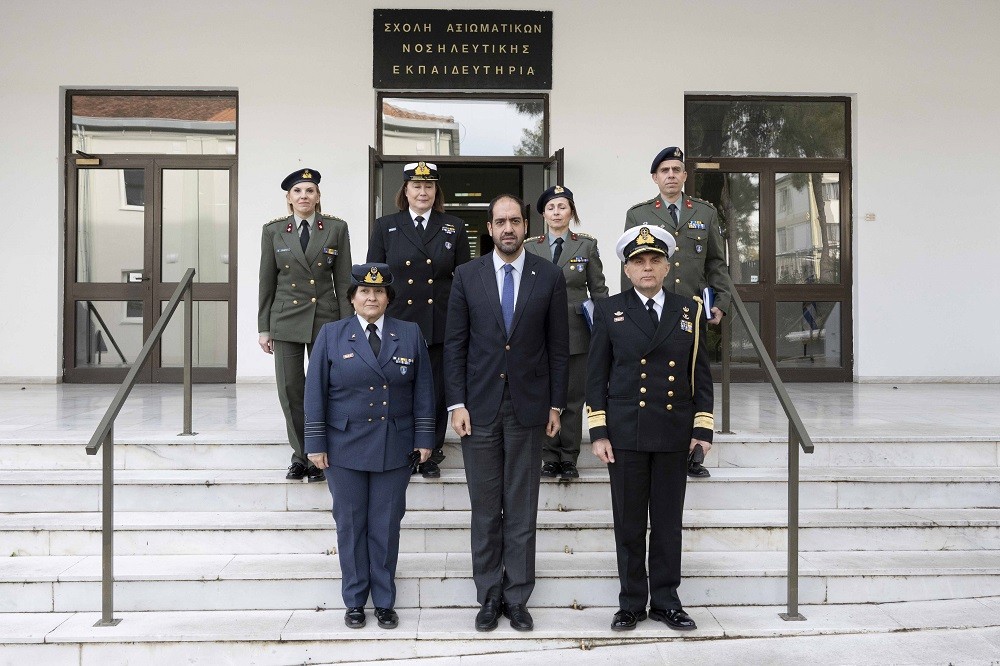 Γιάννης Κεφαλογιάννης: επίσκεψη στη Σχολή Αξιωματικών Νοσηλευτικής