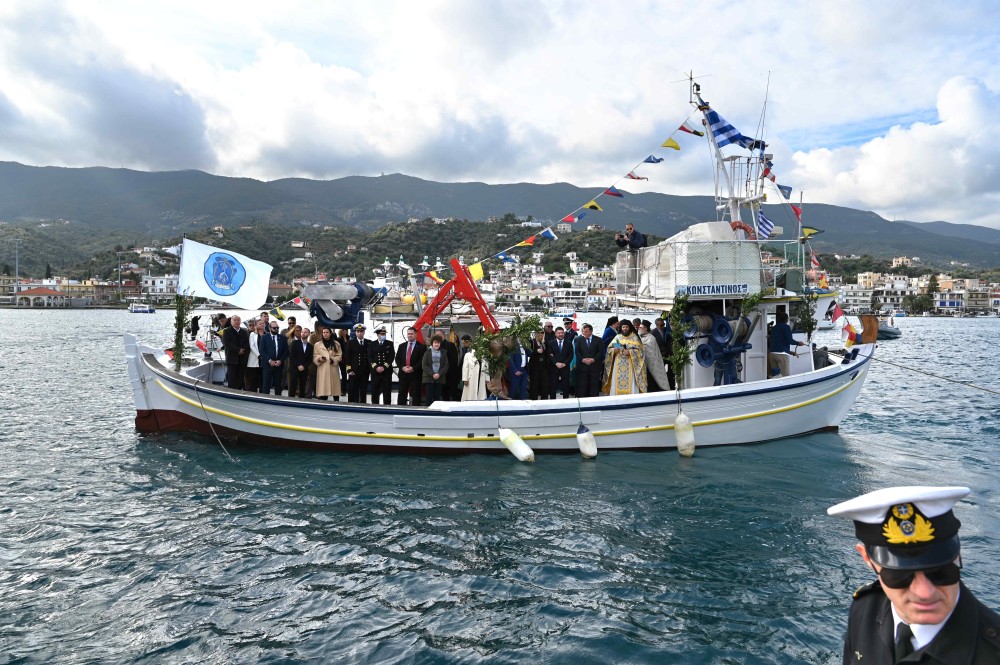 Αγιασμός των υδάτων στο Αρχηγείο της ΕΛΑΣ