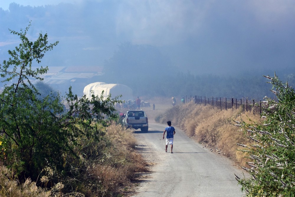 Υπό μερικό έλεγχο η φωτιά στη Σαλαμίνα - Τραυματισμός δύο πυροσβεστών