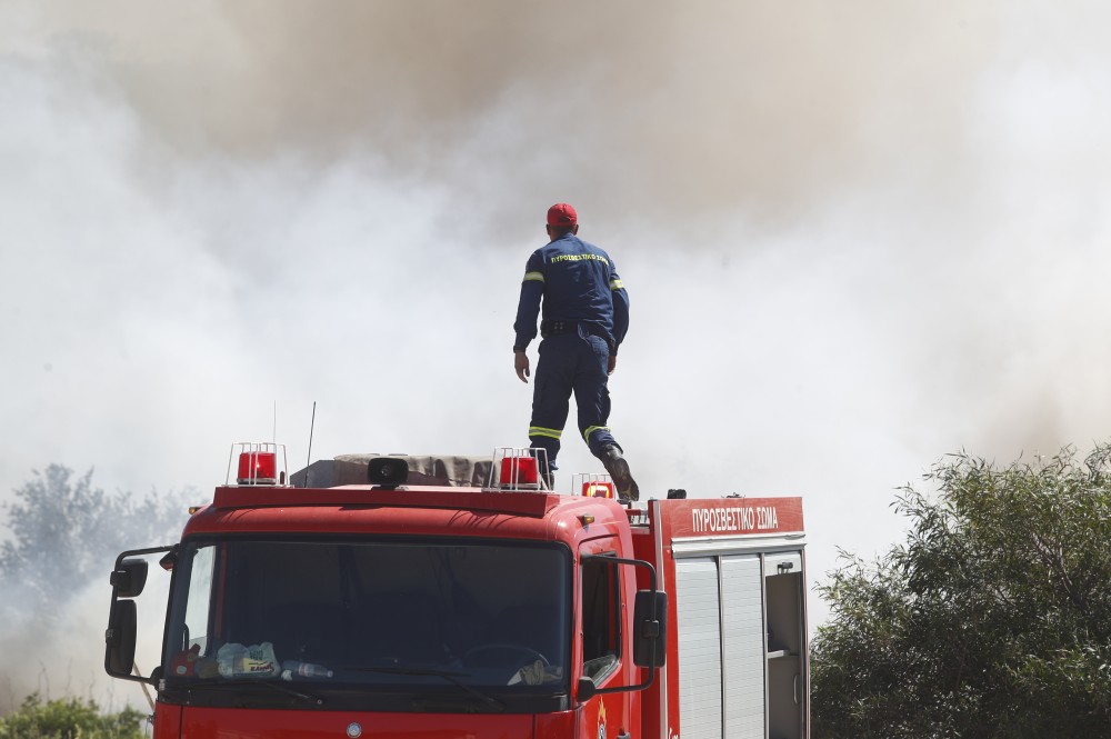 Κρήτη: φωτιά στον Προφήτη Ηλία Ηρακλείου - Ήχησε το 112