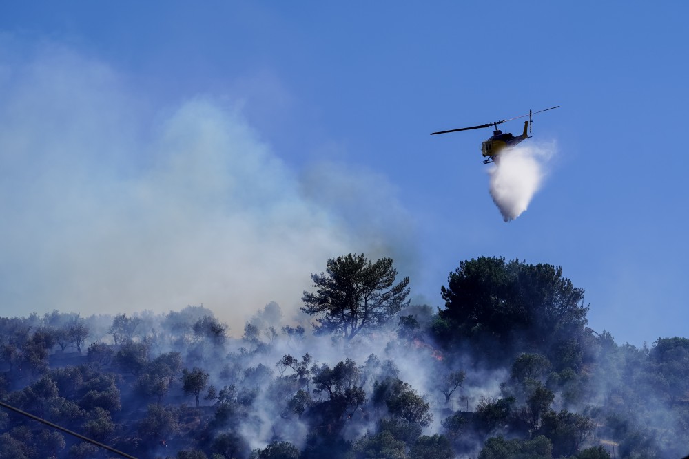 Ηράκλειο: νέα φωτιά σε περιοχή του Δήμου Βιάννου - Μήνυμα 112