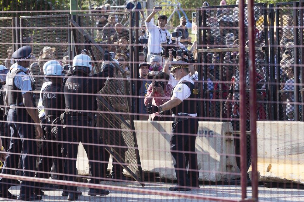 ΗΠΑ: διαδηλώσεις υπέρ των Παλαιστινίων έξω από το συνέδριο των Δημοκρατικών