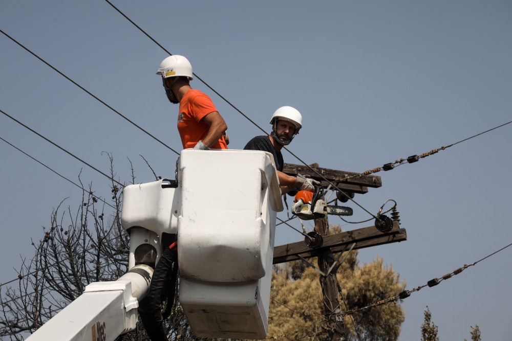 ΔΕΔΔΗΕ: άσκηση αντιμετώπισης έκτακτων καταστάσεων λόγω κλιματικής κρίσης