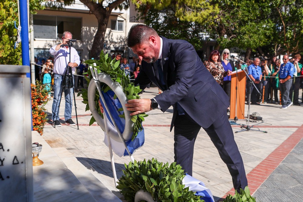 Νίκος Χαρδαλιάς για 28η Οκτωβρίου: Το «Όχι» ήταν υπόσχεση αφοσίωσης στις αξίες που διαμόρφωσαν τα ελληνικά ιδεώδη