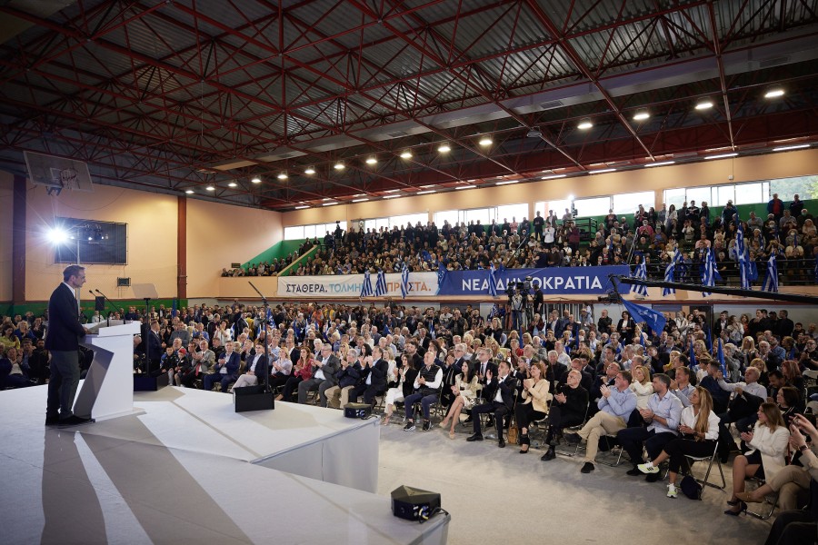 Μητσοτάκης: Σε μια τετραετία η Ελλάδα από τόπος σκορποχώρι έγινε πατρίδα με σύνορα σε γη, αέρα και θάλασσα