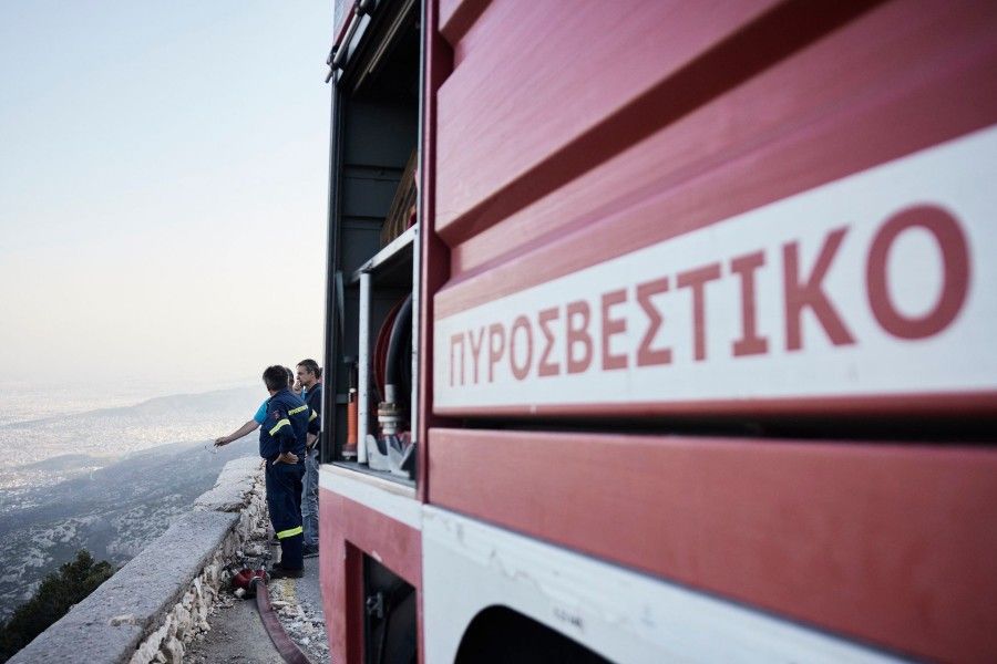 Στην Πάρνηθα ο Κυριάκος Μητσοτάκης