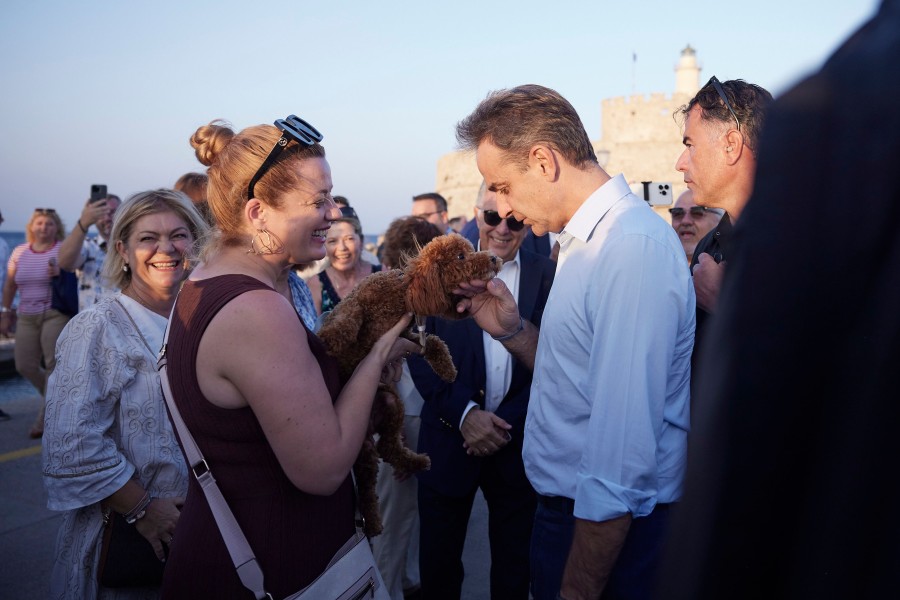 Κυριάκος Μητσοτάκης από Ρόδο: Η Πολιτεία θα φροντίσει όσοι έχουν υποστεί ζημιές να αποζημιωθούν άμεσα