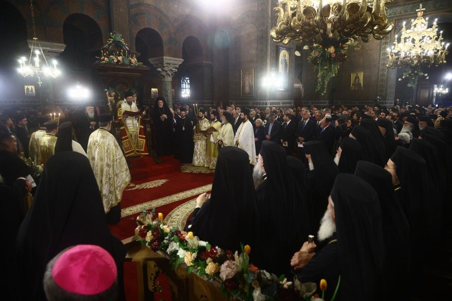 Με λαμπρότητα τελέστηκε η ενθρόνιση του νέου μητροπολίτη Θεσσαλονίκης Φιλόθεου