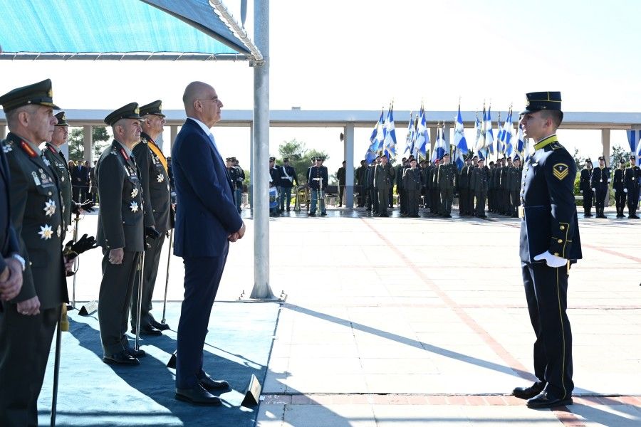 Παρουσία Νίκου Δένδια η τελετή παράδοσης-παραλαβής καθηκόντων αρχηγού ΓΕΣ